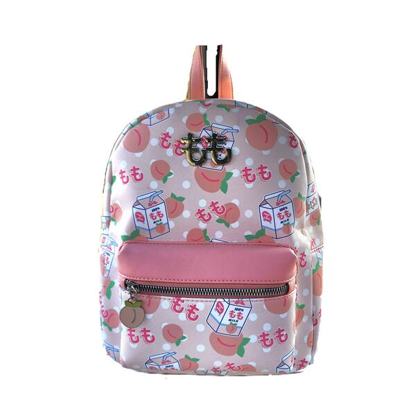 BioWorld Pastel Peach Milk Mini PVC Backpack - Picture 14 of 14